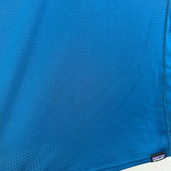 Patagonia Capilene Midweight 1/4 Zip Pullover Womens Medium Blue Long Sleeve * - Picture 5 of 11